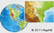 Physical Location Map of ZIP code 78045