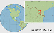 Savanna Style Location Map of ZIP code 78045
