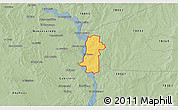 Savanna Style 3D Map of ZIP code 78046