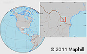 Gray Location Map of ZIP code 78046