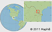 Savanna Style Location Map of ZIP code 78046
