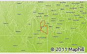 Physical 3D Map of ZIP code 78059