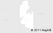 Silver Style Simple Map of ZIP code 78059