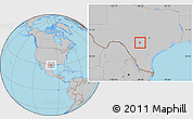 Gray Location Map of ZIP code 78063