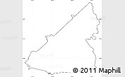 Blank Simple Map of ZIP code 78070, cropped outside