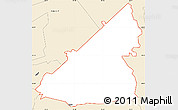 Classic Style Simple Map of ZIP code 78070