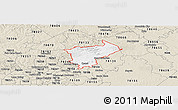 Classic Style Panoramic Map of ZIP code 78132