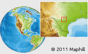Physical Location Map of ZIP code 78207