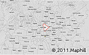 Silver Style 3D Map of ZIP code 78216