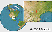Satellite Location Map of ZIP code 78248