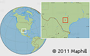 Savanna Style Location Map of ZIP code 78264