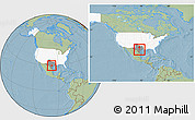 Savanna Style Location Map of ZIP code 78266, highlighted country, highlighted state, within the entire country, hill shading