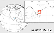 Blank Location Map of ZIP code 78363