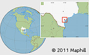 Savanna Style Location Map of ZIP code 78390, highlighted state