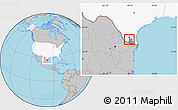 Gray Location Map of ZIP code 78536, highlighted country, highlighted county