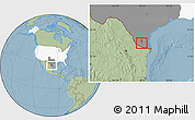 Savanna Style Location Map of ZIP code 78536, highlighted country, highlighted state, hill shading