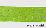 Physical Panoramic Map of ZIP code 78539