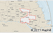 Classic Style 3D Map of ZIP code 78586