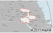 Gray 3D Map of ZIP code 78586