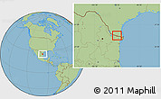 Savanna Style Location Map of ZIP code 78589