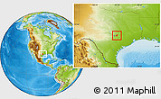 Physical Location Map of ZIP code 78621
