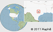 Savanna Style Location Map of ZIP code 78621, highlighted country, highlighted county, hill shading