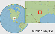 Savanna Style Location Map of ZIP code 78634