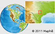 Physical Location Map of ZIP code 78640