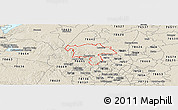 Shaded Relief Panoramic Map of ZIP code 78641