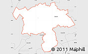 Silver Style Simple Map of ZIP code 78641
