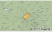 Savanna Style 3D Map of ZIP code 78645