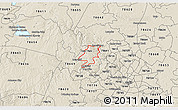 Shaded Relief 3D Map of ZIP code 78645