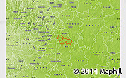 Physical Map of ZIP code 78725