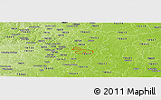 Physical Panoramic Map of ZIP code 78725