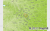 Physical Map of ZIP code 78730
