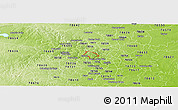 Physical Panoramic Map of ZIP code 78730