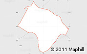 Silver Style Simple Map of ZIP code 78730