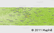 Physical Panoramic Map of ZIP code 78745