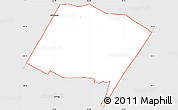Silver Style Simple Map of ZIP code 78745