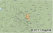 Savanna Style 3D Map of ZIP code 78750