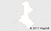 Silver Style Simple Map of ZIP code 78750