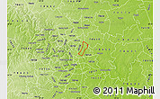 Physical Map of ZIP code 78753