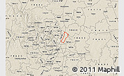 Shaded Relief Map of ZIP code 78753