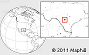 Blank Location Map of ZIP code 78861