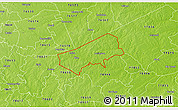 Physical 3D Map of ZIP code 78947