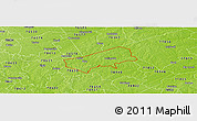 Physical Panoramic Map of ZIP code 78947