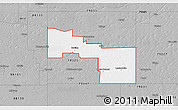 Gray 3D Map of ZIP code 79009