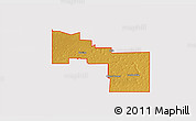 Physical 3D Map of ZIP code 79009, cropped outside