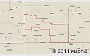 Shaded Relief 3D Map of ZIP code 79009