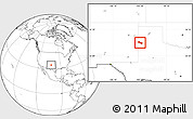 Blank Location Map of ZIP code 79009